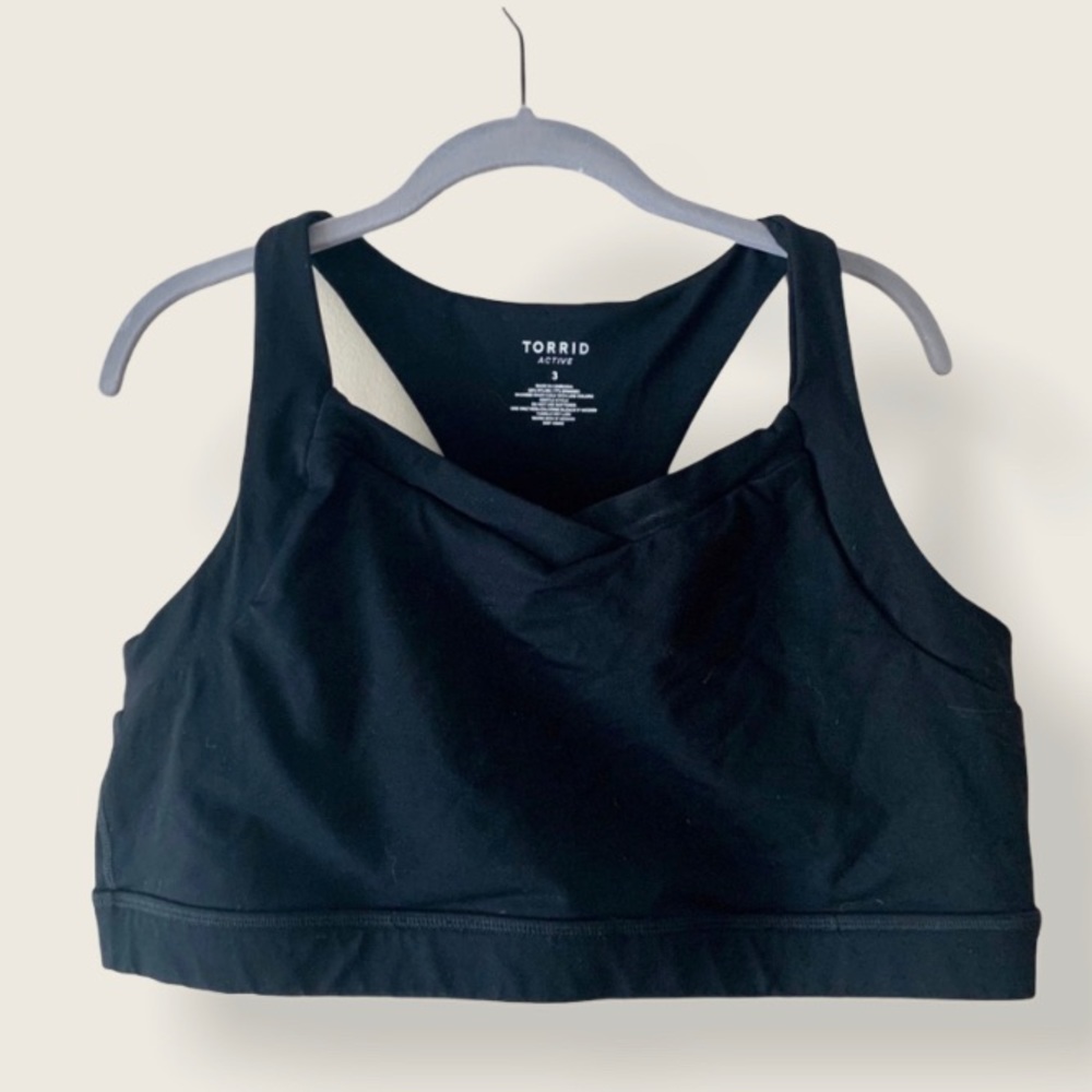 Torrid Active Sports Bra Size 3 Black